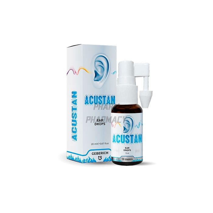 Acustan drops - drops to improve hearing