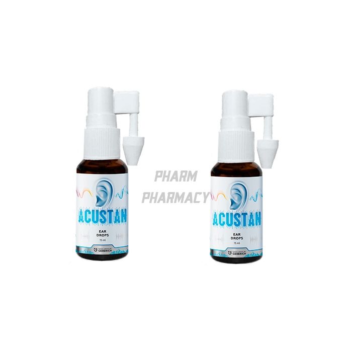 Acustan drops - drops to improve hearing